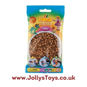 Pack of 1000 Brown Hama Beads